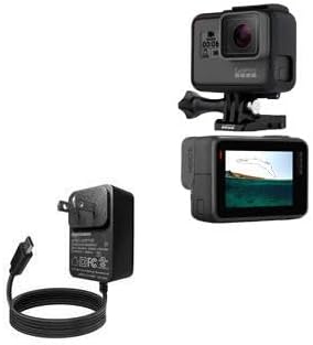 BoxWave Charger Compatible with GoPro Hero6 Black - Wall Charger Direct (15W) Rapid Charge Your Device with Built-in 3ft Cable