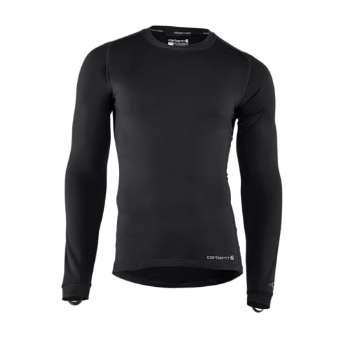 Carhartt Men's UH0266M Force¢ç Heavyweight Stretch Base Layer Crewneck