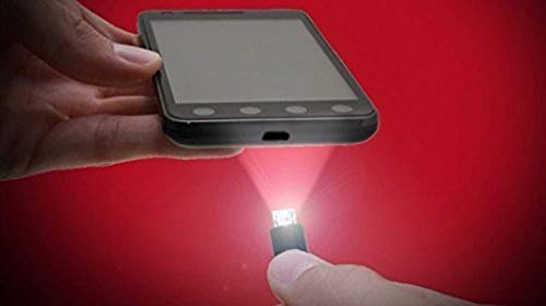 Bright LED MicroUSB Cable Works for Samsung SM-T810 with Touch Activated LED Light! (5ft)