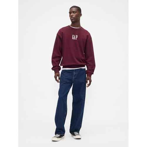 GAP Men's Logo Crewneck Fleece Sweatshirt