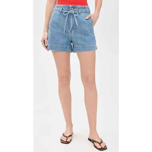 PAIGE Women's Anessa Shorts with Waist Tie