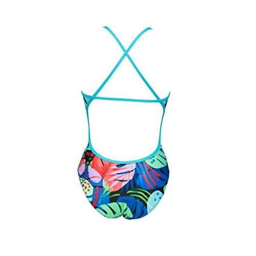 ARENA Women's Print Accelerate Back MaxLife One Piece Athletic Training Swimsuit