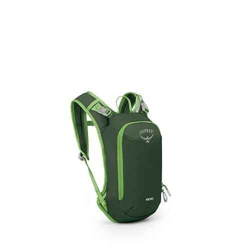 Osprey Moki 3L Kids' Biking Backpack with Hydraulics Reservoir, Green Canopy