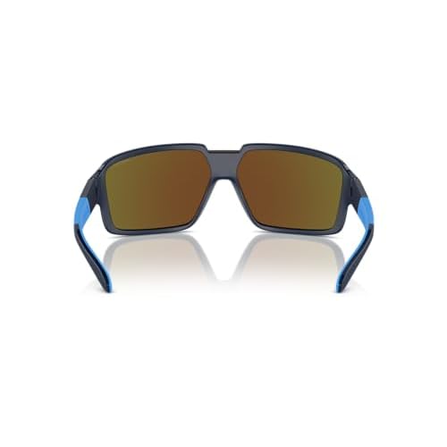 ARNETTE Man Sunglasses White Matte/Shiny Frame, Light Grey Mirror Silver Lenses, 0MM