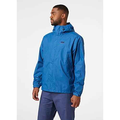 Helly-Hansen Men's Loke Waterproof Windproof Breathable Adventure Hiking Rain Jacket with Hood