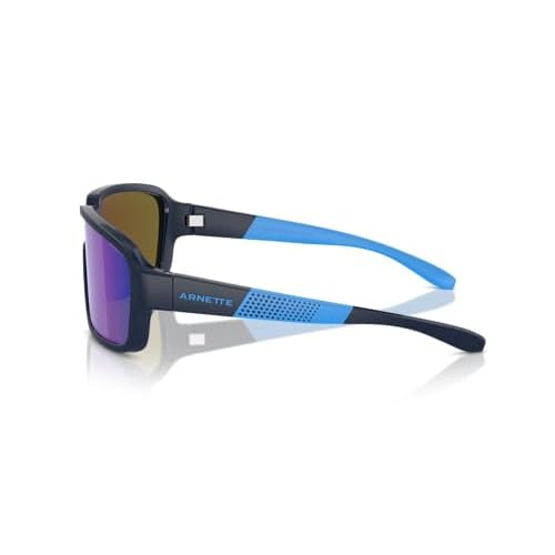 ARNETTE Man Sunglasses White Matte/Shiny Frame, Light Grey Mirror Silver Lenses, 0MM