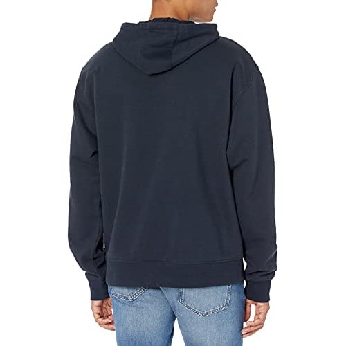 Dickies Men's Pullover Fleece Hoodie, Dark Navy, Large