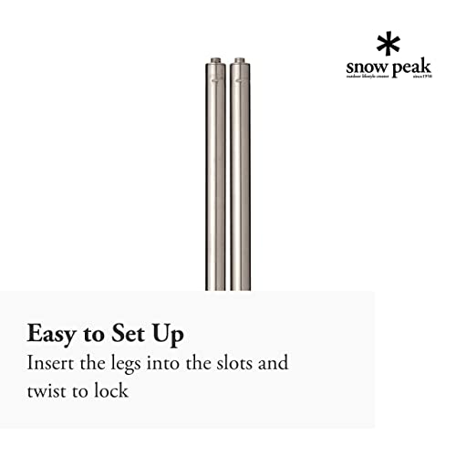 Snow Peak Iron Grill Table 400 Leg Set