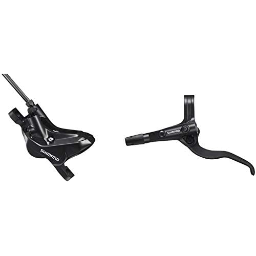SHIMANO BR-MT420 Disc Brake and BL-MT401 Lever - Front, Hydraulic, 4-Piston, Post Mount, Black