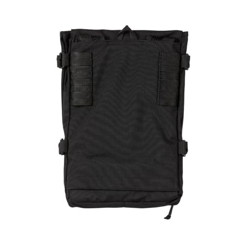 5.11 Tactical Water Hydration Carrier Pouch Backpack Attachment, PC Convertible, Black, Style 56665ABR