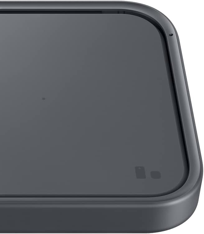 Samsung 15W Wireless Charger Single, Cordless Super Fast Charging Pad for Galaxy Phones and Devices, Compact Design, LED Indicator, USB C Cable Included, 2022, US Version, Grey