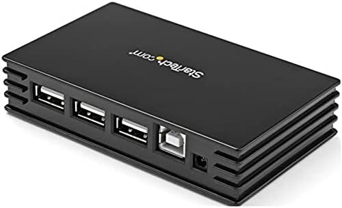 StarTech.com 7 Port USB 2.0 Hub – Portable and Compact – Bus Powered USB 2.0 Extender – USB Multiport Expander, TAA (ST7202USB)