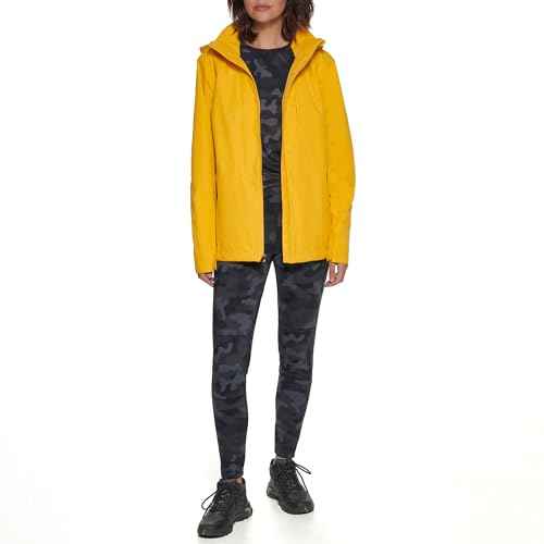 BASS OUTDOOR womens Packable Hooded Water Resistant Jacket