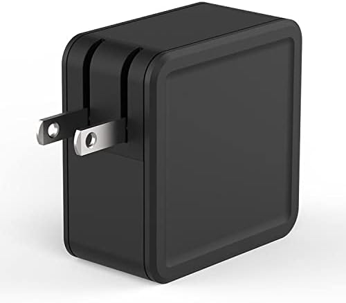 BoxWave Charger Compatible with Chuwi MiniBook - PD Wall Charger Bundle (65W) Power Delivery AC Adapter Long Cable - Jet Black