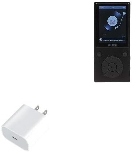BoxWave Charger Compatible with RUIZU D11 - PD GAN miniCube (30W) 30W Tiny PD GAN Type-C Wall Charger - Winter White