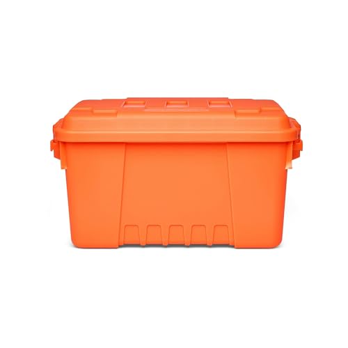 Plano Storage Trunks - color: Blaze Orange, style: Small - 1 pack