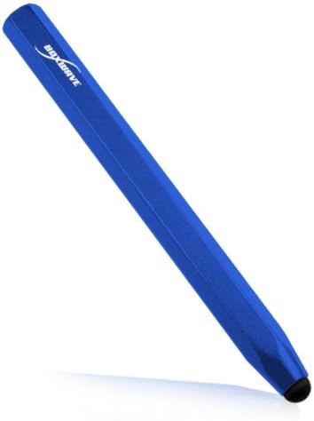 BoxWave Stylus Pen Compatible with Archos 53 Platinum - Sketching Capacitive Stylus Thick Pencil Shaped Stylus Pen - Super Blue