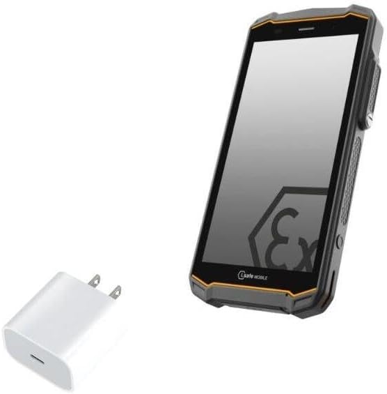 BoxWave Charger Compatible with i.Safe Mobile IS540.2 - PD GAN miniCube (30W) 30W Tiny PD GAN Type-C Wall Charger - Winter White