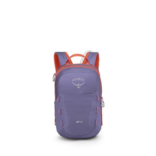 Osprey HydraJet 12L Kids' Hiking Backpack with Hydraulics Reservoir, Euphoria Purple