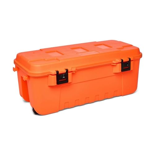 Plano Storage Trunks - color: Blaze Orange, style: Large - 1 pack