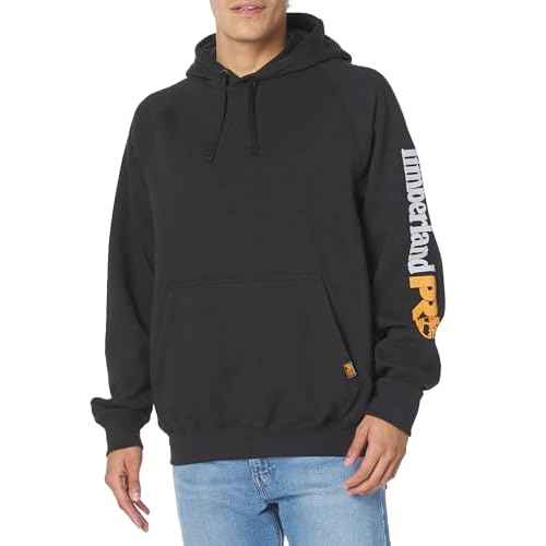 Timberland PRO Men's Hood Honcho Sport Pullover Hooded Sweatshirt, Black, 3X-Large