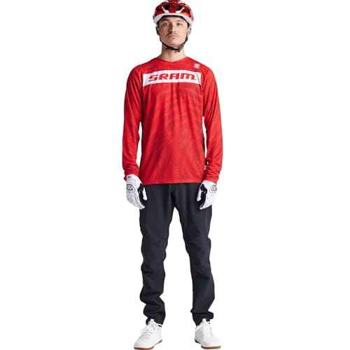 Troy Lee Designs - Skyline AIR LS Jersey; SRAM Roots Fiery RED 2X