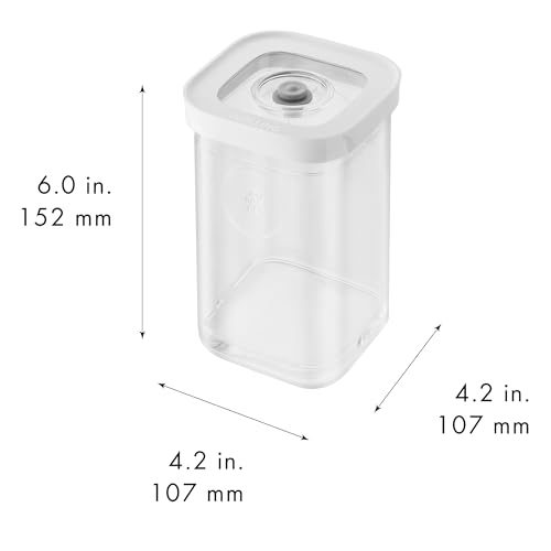 ZWILLING Fresh & Save Cube Boxes, Plastic, Airtight Dry Food Storage Container, Small Medium Height Cube, 2S Container, .87-qt - size: 1 Piece 2S
