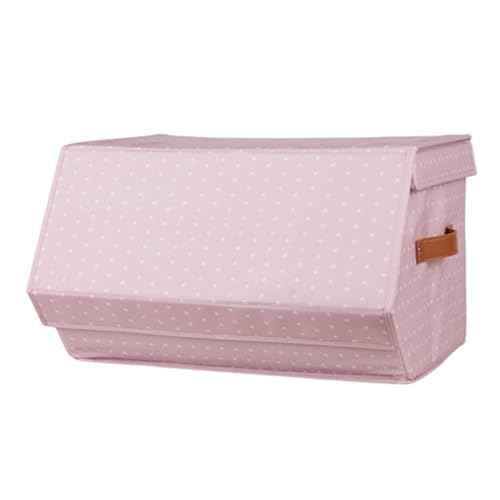 Erin Condren Collapsible Storage Organizer - Store, Organize & Pack Your Essnetials - Removable Dividers With Magentic Closure - Lilac, Medium