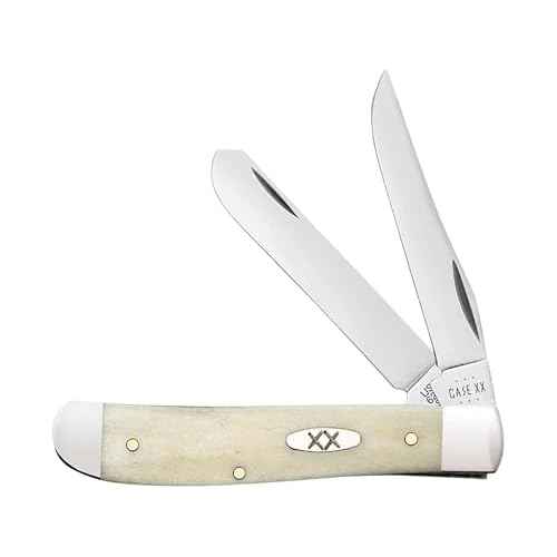 Case Cutlery CA13313: Mini Trapper Natural Bone