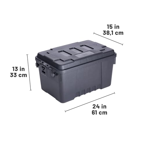 Plano Storage Trunks - color: Blaze Orange, style: Small - 1 pack