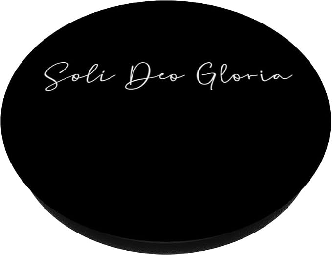 Soli Deo gloria Latin Christian Theology Women PopSockets MagSafe PopGrip for iPhone