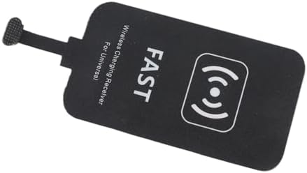 Eujgoov 10W Fast Qi Wireless Charging Receiver Ultra Thin Type C Adapter Chip for Android Cell Phones USB C Wireless Charger Receiver