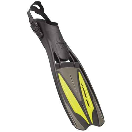 ScubaPro Unisex Jet Sport Open heel Scuba Dive Fins, Blue Medium