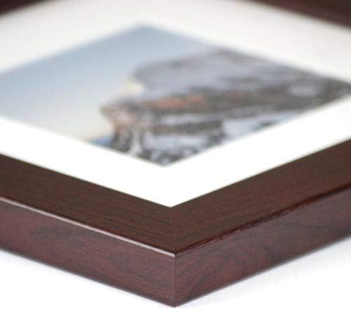 Frame It Easy 33 x 11 Merlot Wood Frame (Derby)
