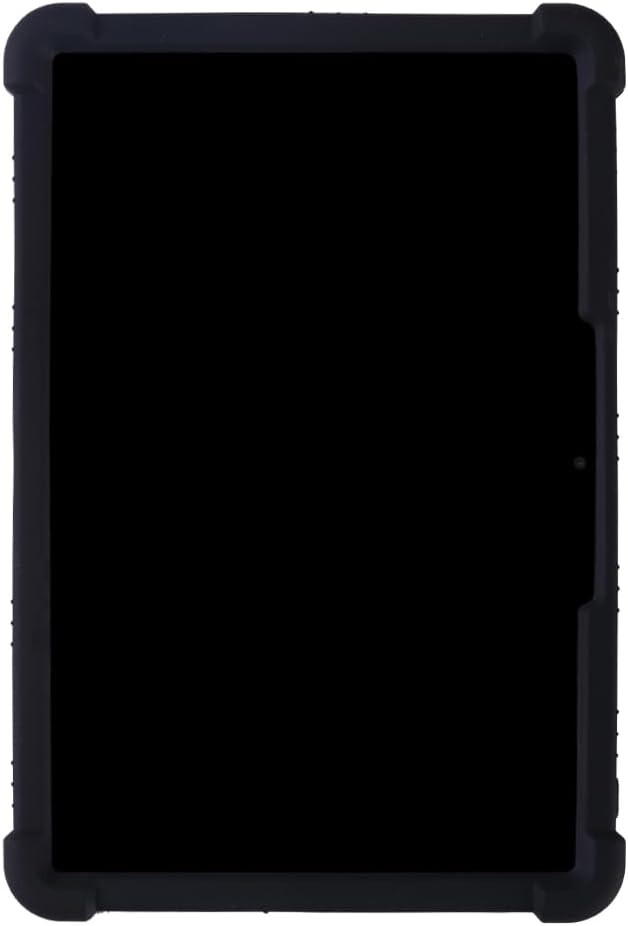 Case for BYYBUO A10_L 10.1 inch Tablet - Lightweight Silicone Stand Case Cover + 1 Random Color Stylus (Black)