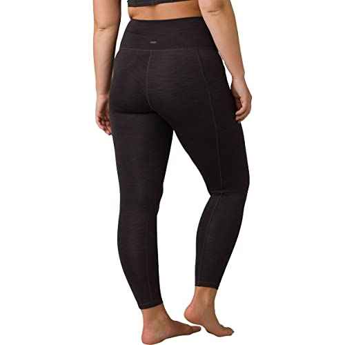prAna Plus Size Becksa 7/8 Leggings Black Heather 3X 25