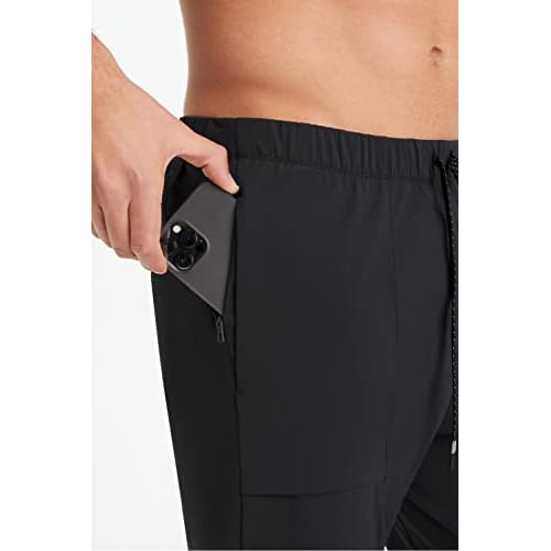 Fabletics Men's The One Jogger, Quick-Dry, Hidden Pockets, Zip Pockets, UPF Protection, Anti-Stink, Lightweight
