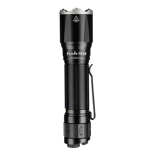 Fenix TK16 v2.0 Tactical Flashlight, 3100 Lumen Long Throw, USB-C Rechargeable, with LumenTac Organizer