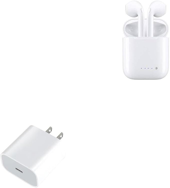 BoxWave Charger Compatible with Art+Sound True Wireless Earbuds &amp Electric Lighter - PD GAN miniCube (30W) 30W Tiny PD GAN Type-C Wall Charger - Winter White