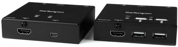 StarTech.com HDMI over CAT6 Extender with 4-port USB Hub - Remote HDMI over CAT5 or CAT6 - 165 ft (50m) - 1080p , TAA (ST121USBHD)