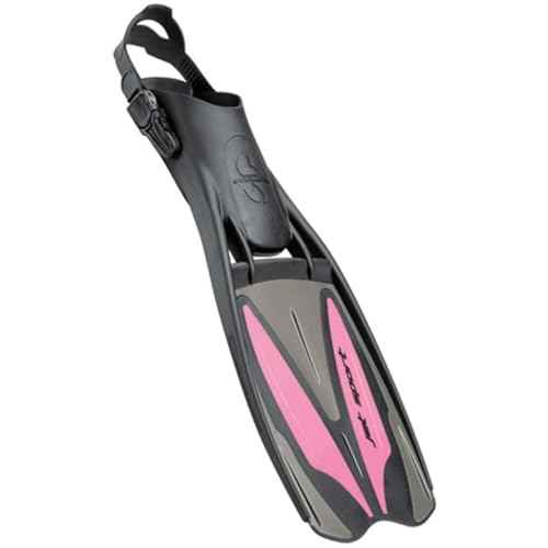 ScubaPro Unisex Jet Sport Open heel Scuba Dive Fins, Blue Medium