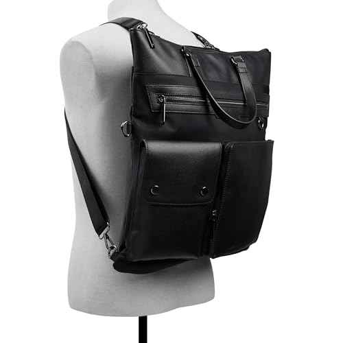 ALDO Men's Comaridx Backpack, Medium, Open Black