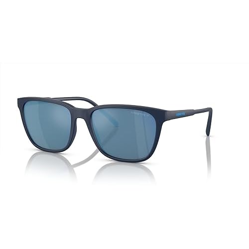 ARNETTE Man Sunglasses Matte Black Frame, Dark Grey Lenses, 57MM