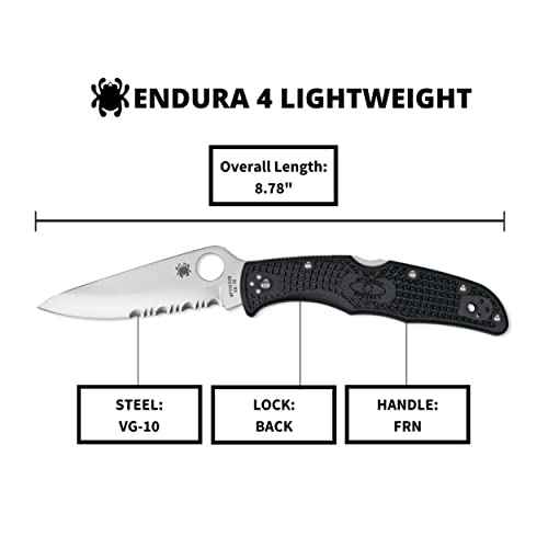 Spyderco Endura 4 Nylon COMBOEDGE