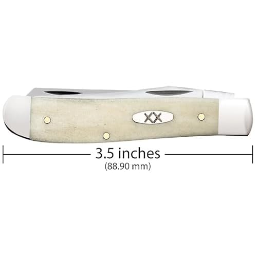 Case Cutlery CA13313: Mini Trapper Natural Bone