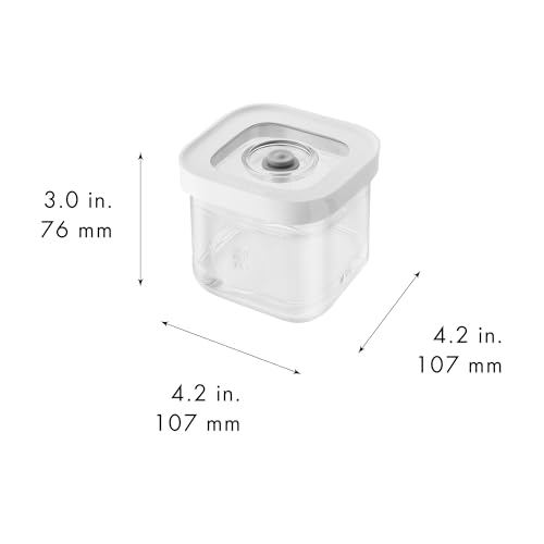 ZWILLING Fresh & Save Cube Box, Plastic, Airtight Dry Food Storage Container, Small Cube, S Container, .34-qt - size: 1 Piece S