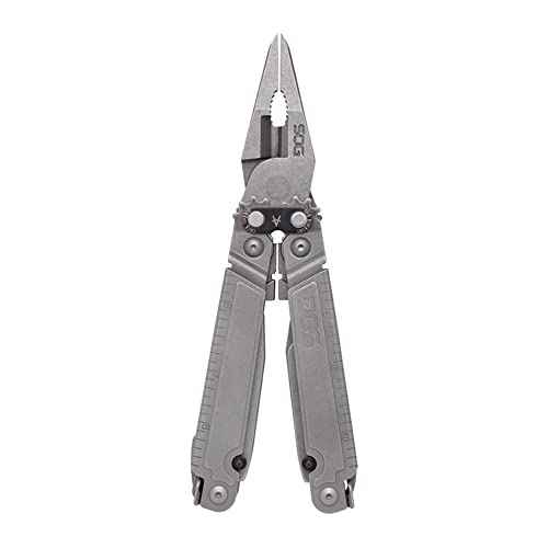 SOG PowerAccess Assist Full-Sized Well-Rounded Daily Use Multi-Tool One-Handed Assisted Opening 21 Tools