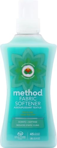Method Fabric Softener; Beach Sage; 53.5 Ounces; 45 Loads; 2 pack; Packaging May Vary