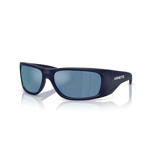 ARNETTE Man Sunglasses Black Matte Top/Shiny Frame, Polar Grey Lenses, 62MM