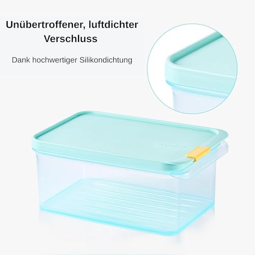 LocknLock Freezer Fit Plastic Freezer Containers | Airtight Stackable Food Storage for Meal Prep | Microwave & Dishwasher Safe | BPA Free Freezer Container with Lid, 450ml - size: 450ml